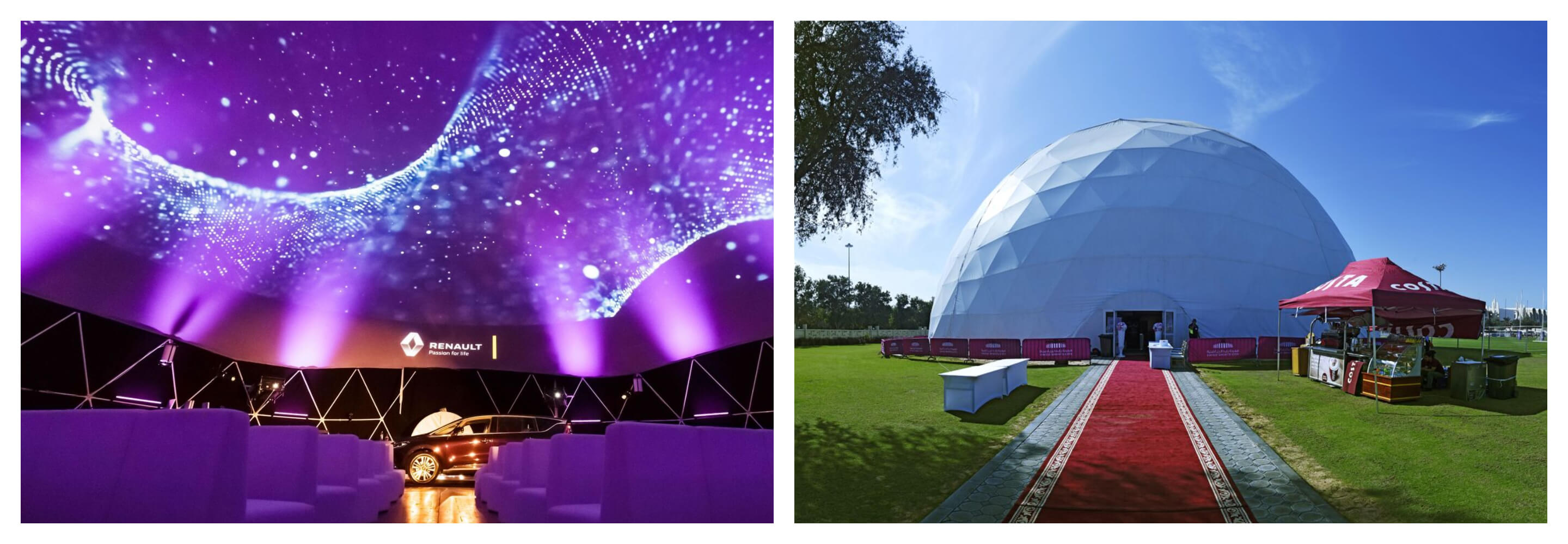 Unique 360 Projection Geodesic Dome Tent With Immersion Effective!